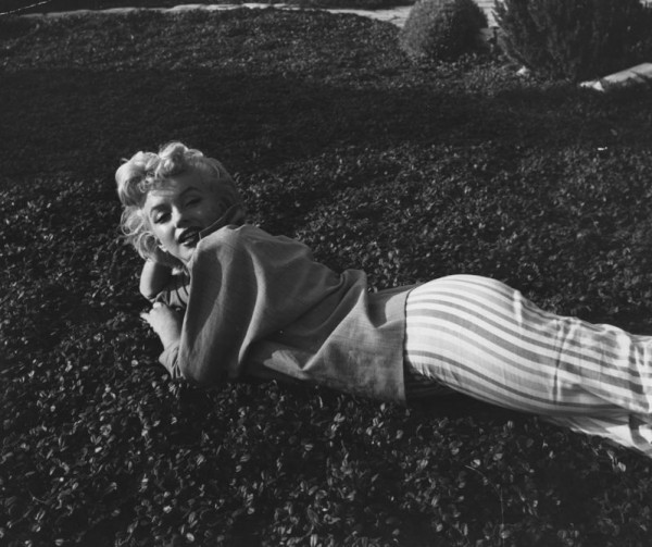 Marilyn Monroe Relaxing on the Grass